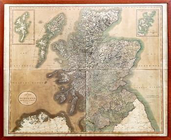 A John Cary map 1801 " A new map of Scotland".