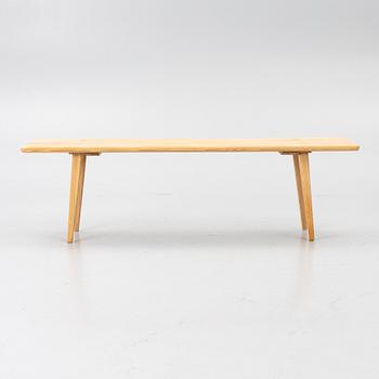 A pine bench, pine, 1970s/80s.