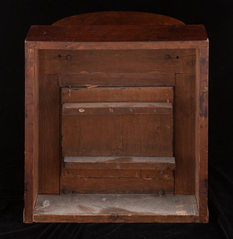 A Swedish Empire mirror and console table by P G Bylander, master 1804.