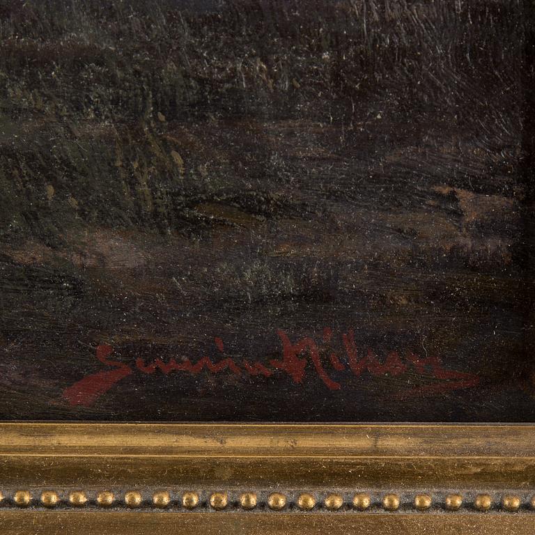 SEVERIN NILSON, oil on panel, signed Severin Nilson.