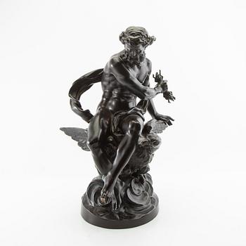 Okänd konstnär 1800/1900-tal, skulptur Jupiter med örn.