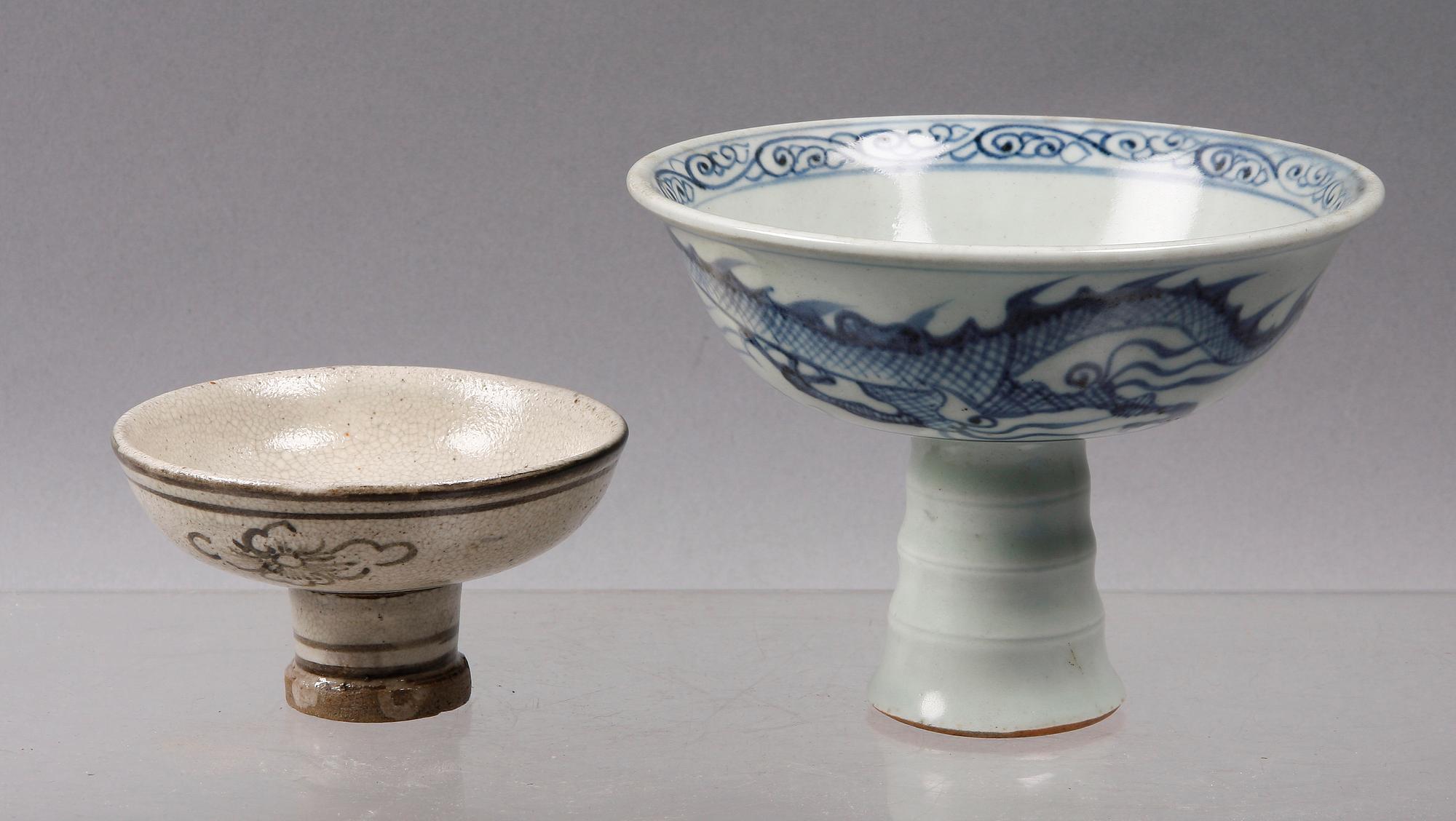 SKÅLAR, 2 st, keramik, Kina.