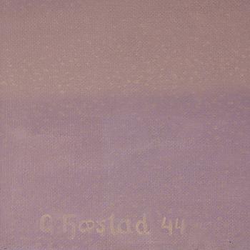 Gustaf Fjaestad, Ski Tracks in the Afternoon Sun.