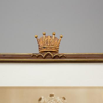 KUNGLIGA FOTOGRAFIER ett par, Kung Gustav VI Adolf och Drottning Louise av Sverige, egenhändigt signerade daterade 1936.