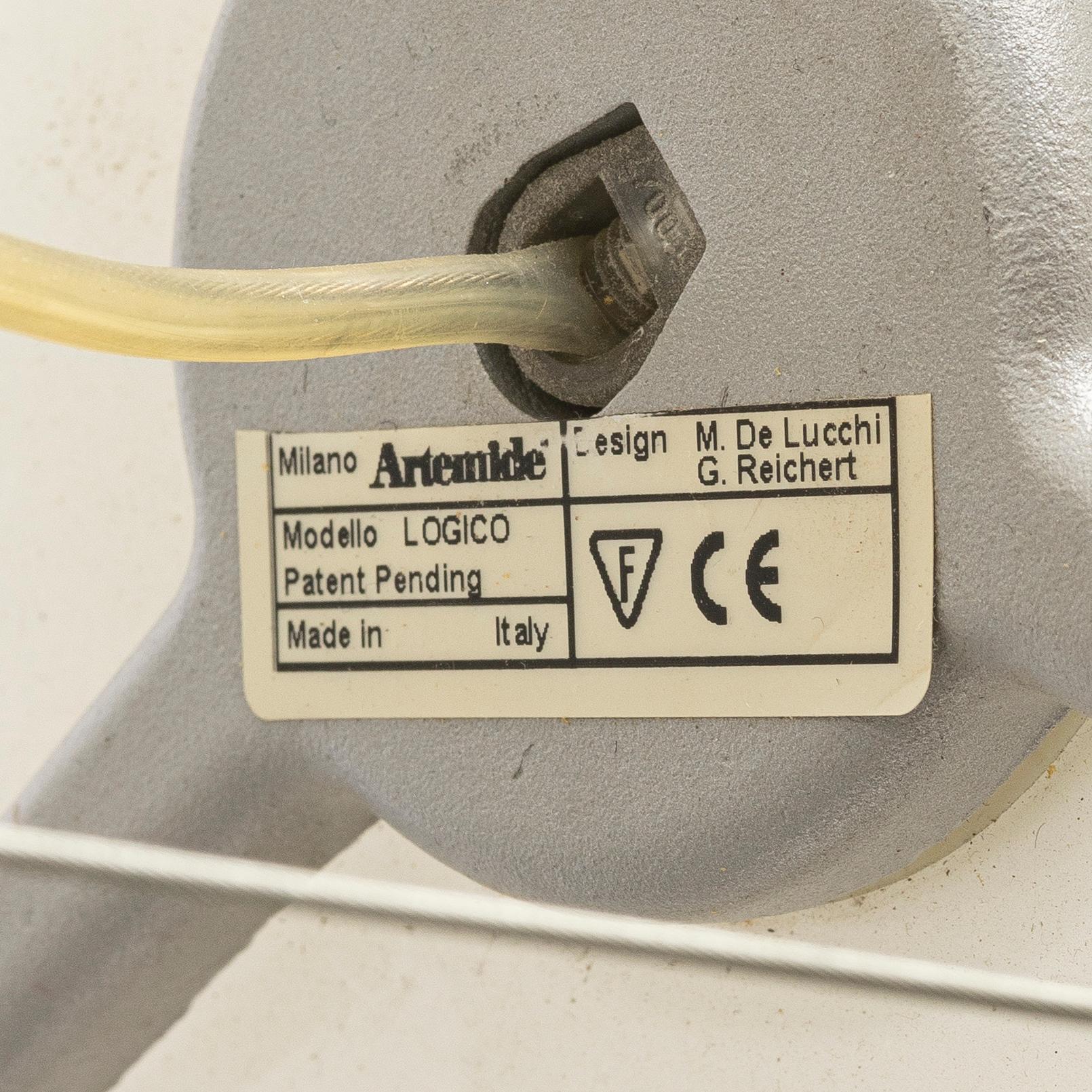 Michele De Lucchi and Gerhardt Reichert, ceiling lamp, "Logico", for Artemide, Italy, 21st century.