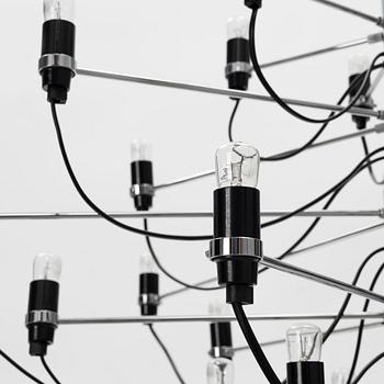 Gino Sarfatti, taklampa, modell 2097/30, Flos, Italien.