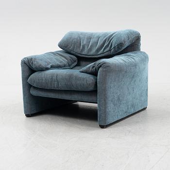 Vico Magistretti, a 'Maralunga' armchair, Cassina, Italy.