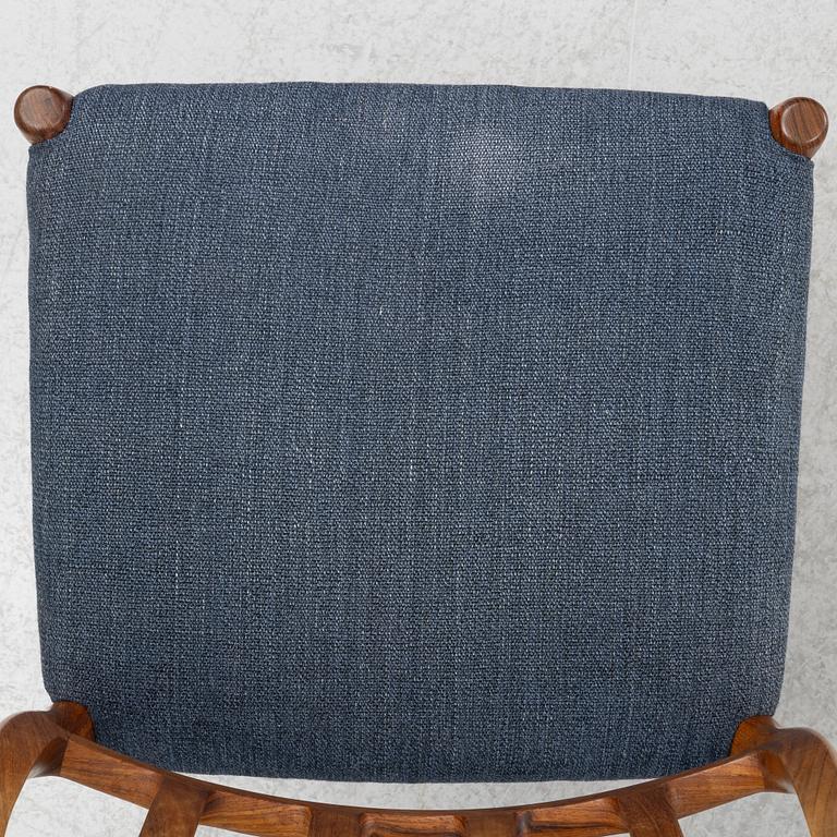 Niels Møller, three chairs, model 83, J.L. Møllers Møbelfabrik, Denmark, 1960's.