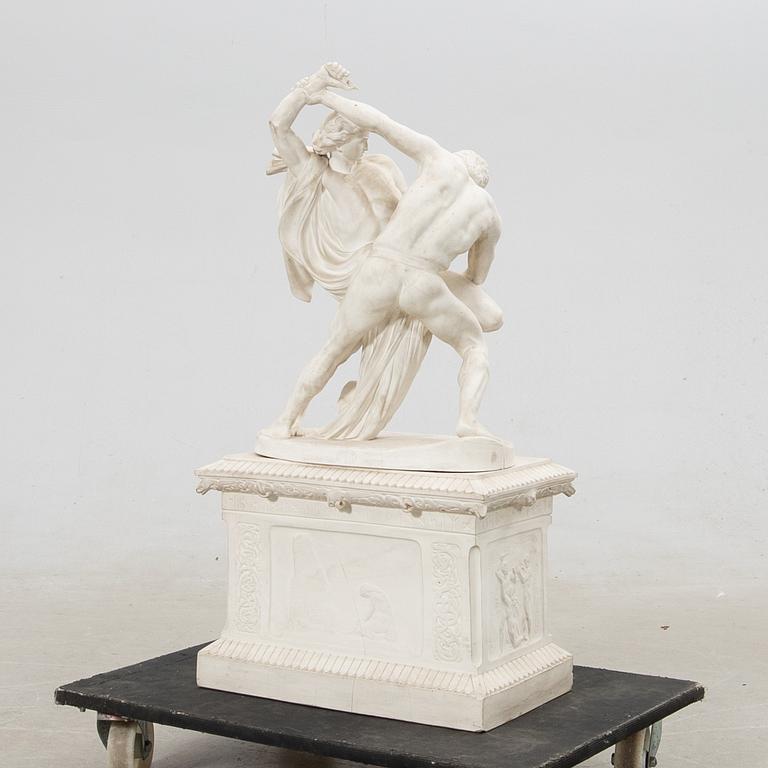 Johan Peter Molin, after, "Belt buckle" Gustavsberg parian around 1900.