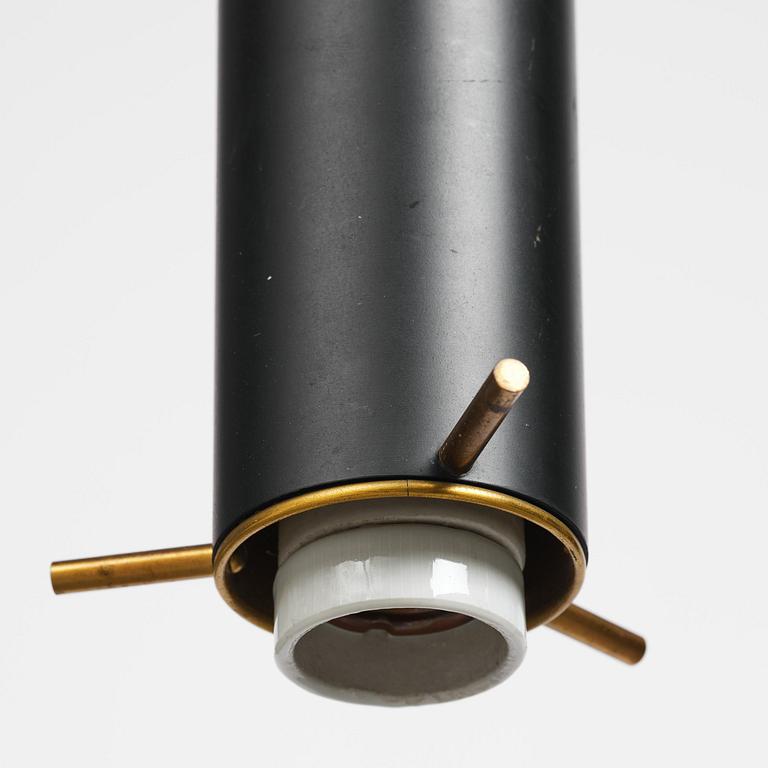 Alvar Aalto, taklampor, fyra stycken, "Hand Grenade" modell "A110", Arnold Wiigs Fabrikker, Norge, 1960-tal.