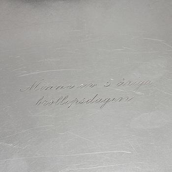 KAFFESERVIS, 4 delar, silver, importstämplat CAK, Göteborg 1919.Vikt 1789 g.