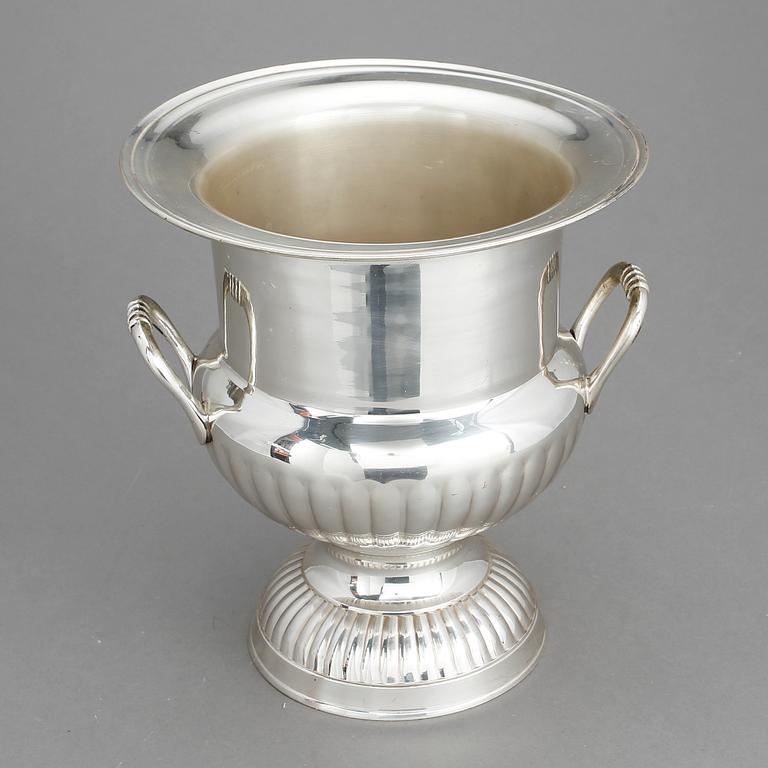 CHAMPAGNEKYLARE, nysilver, 1900-talets andra hälft.