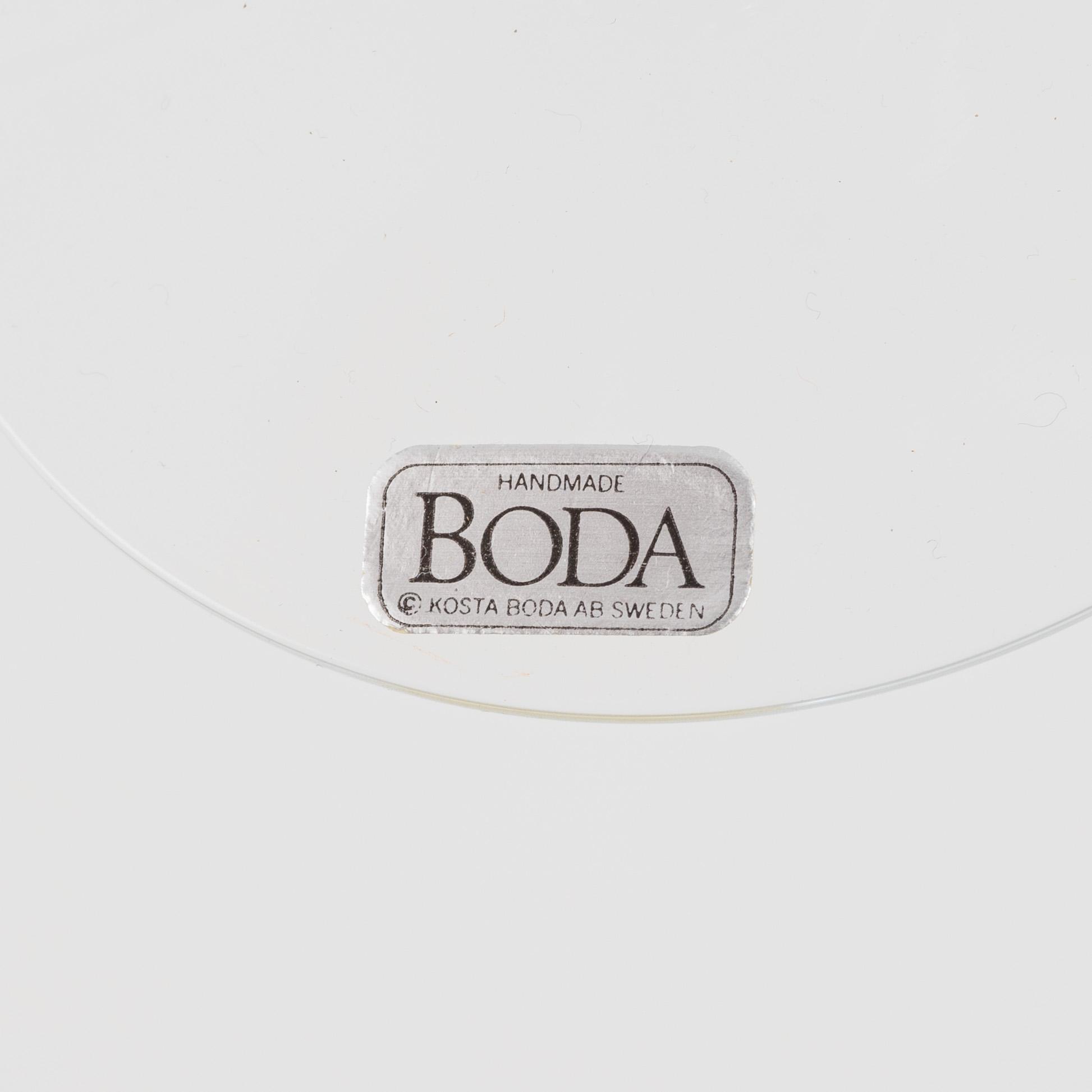 Signe Persson-Melin, a 19 pcs 'Bouquet' glass service, Kosta Boda.