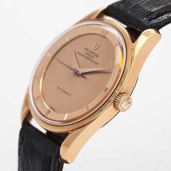 Universal, Geneve, Polerouter De Luxe, armbandsur, 34 mm.