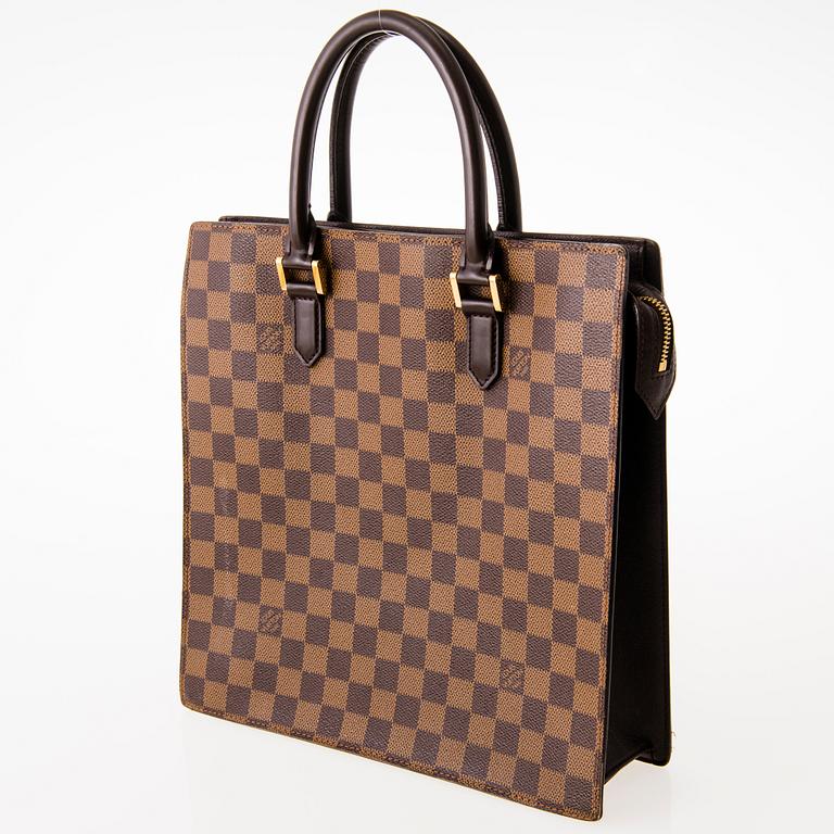 LOUIS VUITTON Damier Ebène Venice Sac Plat Bag.