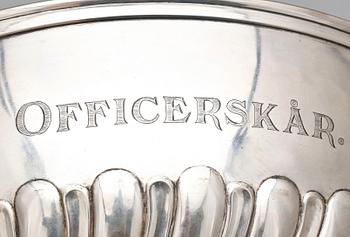 SILVERSKÅL, C.G.Hallberg, Stockholm, 1910. Totalvikt ca 728g.