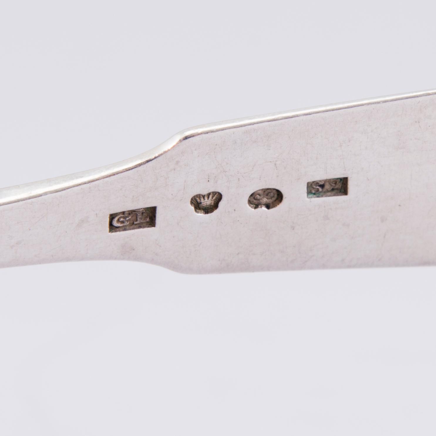 Silver cutlery with sea shell decoration, totally 27 pcs, Finnish hallmarks, 1848 - 1959.