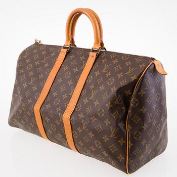 LOUIS VUITTON Vintage Monogram Keepall 45 Bag.
