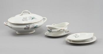 SERVIS, 54 delar, porslin, Gustavsberg, 1900-talets början.