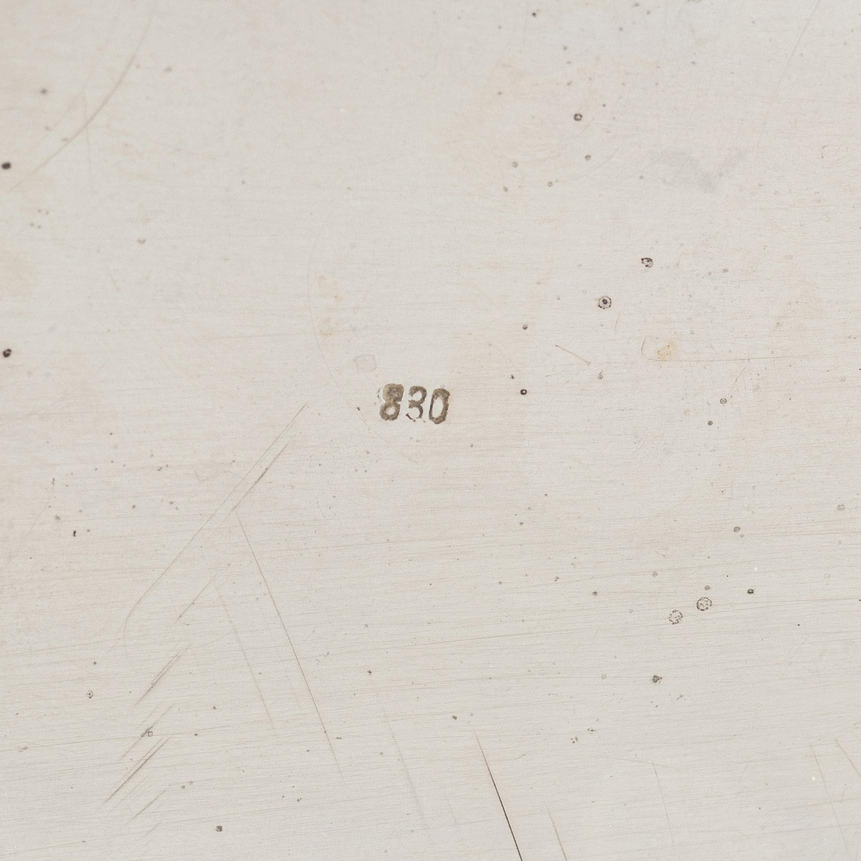 Servisdelar, 4 st, silver, bl.a. MEMA Lidköping, 1976.