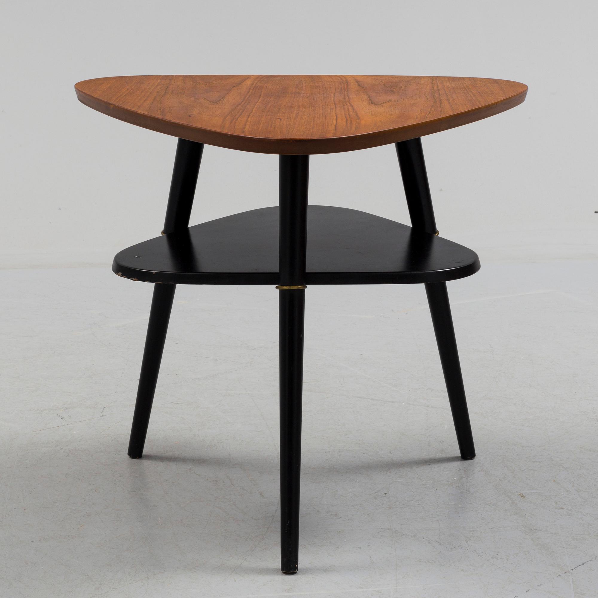 NILS JONSSON, a 'Telma' teak veneered table from Bjärnum, mid 20th Century.