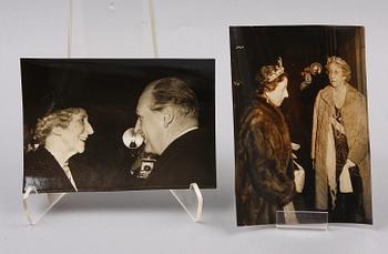 KUNGLIGA PRESSFOTOGRAFIER, 14 st, bla Pressens bild, Hovfotograf Bertil Norberg, 1930-50-tal.