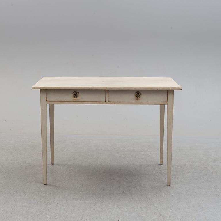 A first half of the 20th century painted writing desk.