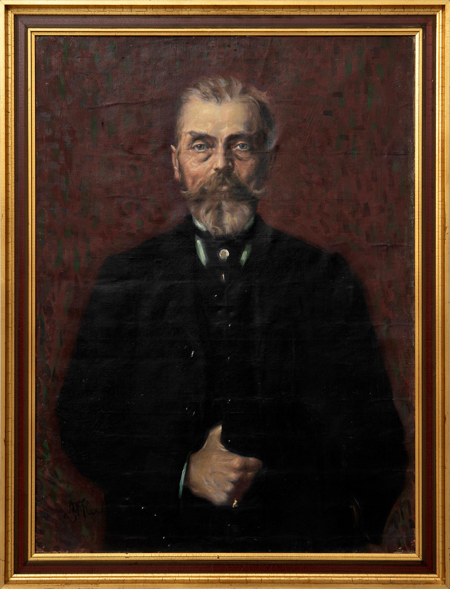 Axel Kulle, Male portrait.