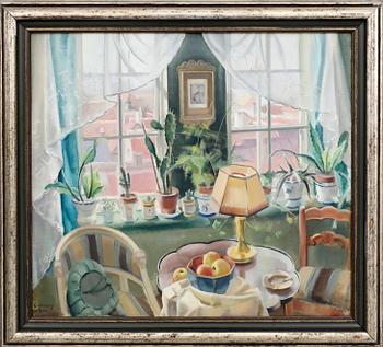 Gerhard Wihlborg, "Genom ett fönster, Ystad".