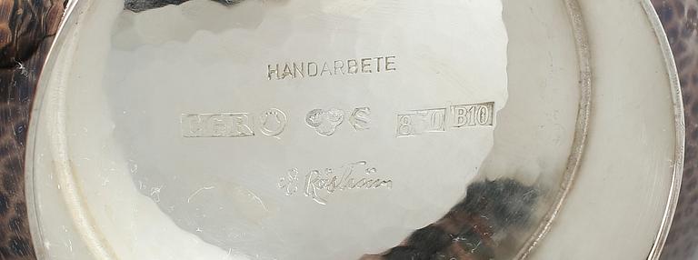 SKÅL, silver, Eric Råström, Råströms Silver- O Nysilverfabrik, Stockholm, 1976. Vikt ca 400g.