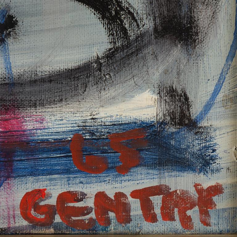 Herbert Gentry, olja på duk, signerad och daterad -65.