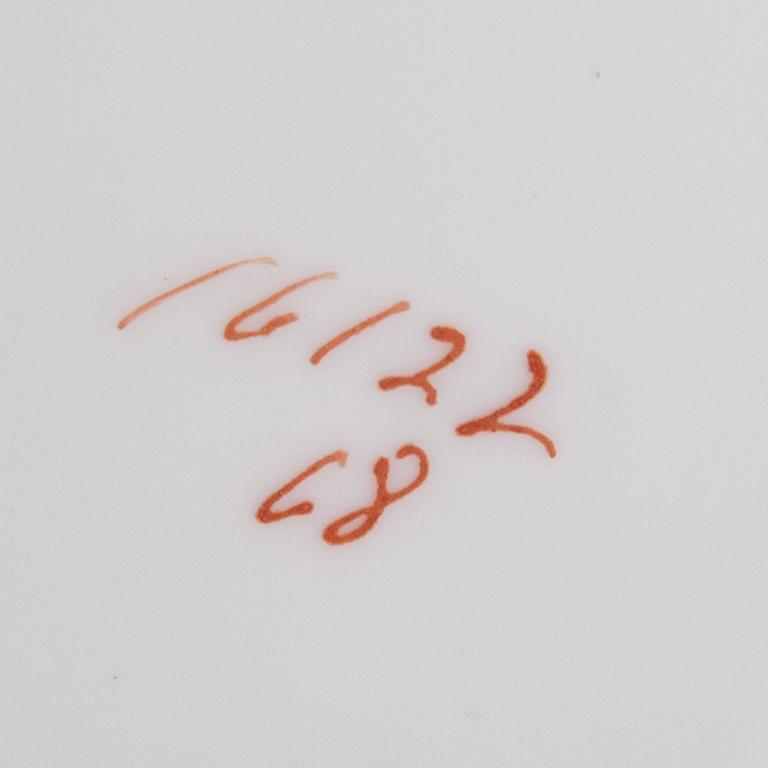 DELAR AV SERVIS, 11+1 st, porslin, Altwasser, Tyskland ca 1900.