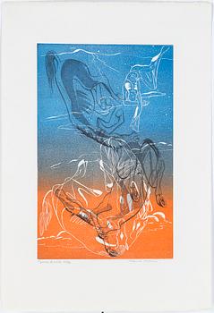 Roderick Fletcher Mead · RODERICK FLETCHER MEAD, färglitografi, signerad och numrerad Epreuve d'artiste XIV/XX.