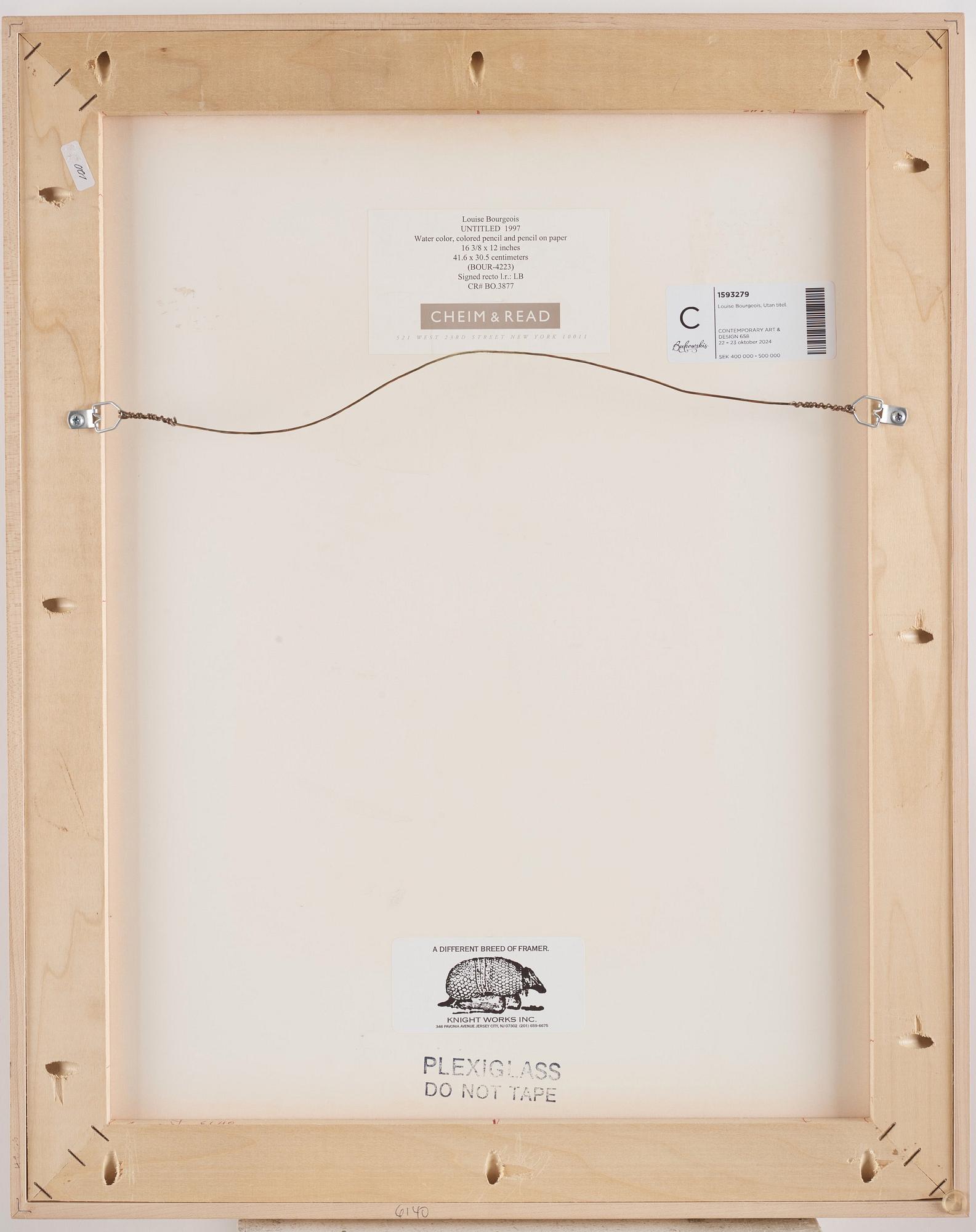 Louise Bourgeois, "Untitled".