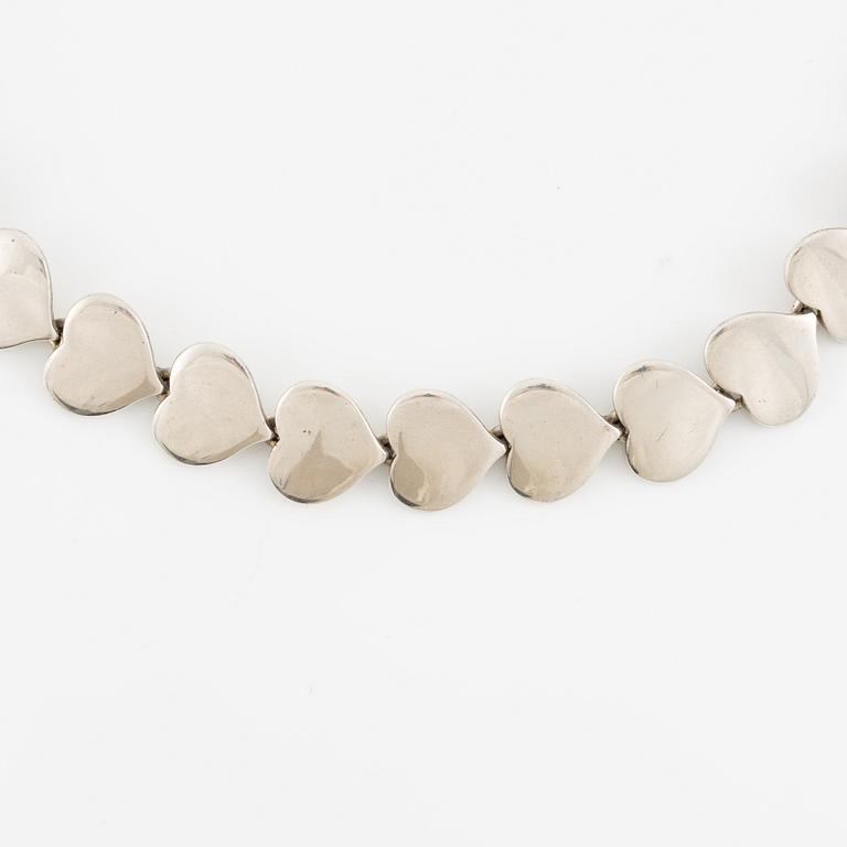 Hans Hansen, collier, silver, Danmark.