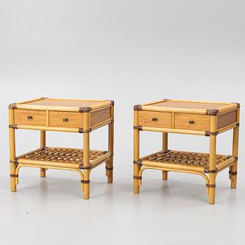 Kenneth Bergenblad, Bedside tables, a pair, “Manilla”, Dux.