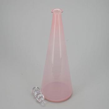 FLASKA, glas, "Tzarina", signerad Nanny Still, Riihimäen Lasi.