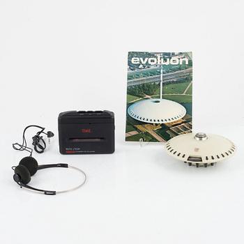 Phillips Evolution Radio and Time Auto Stop Stereo Cassette Player.
