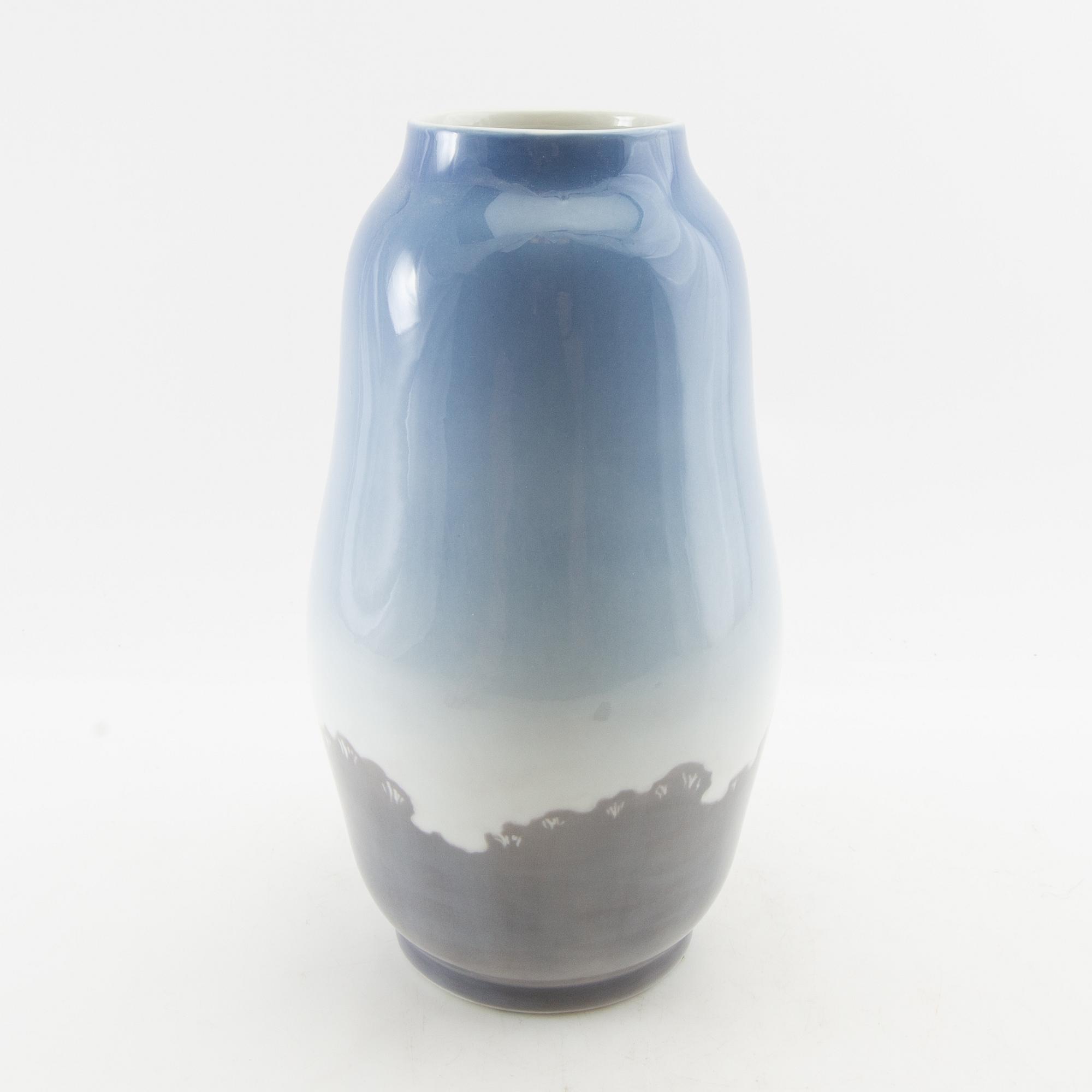 Vas Royal Copenhagen Danmark porslin 1900-talets mitt/andra hälft.