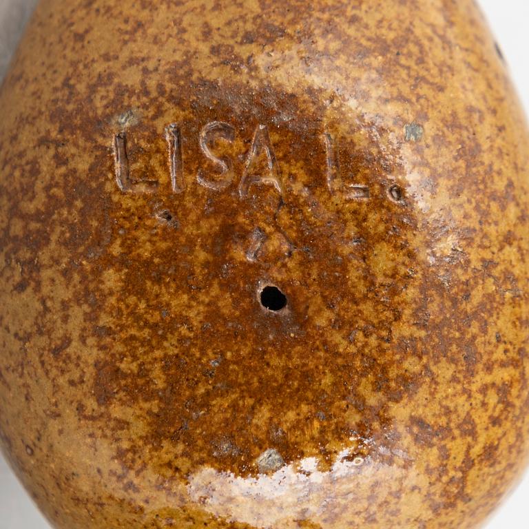 Lisa Larson, a group of three stoneware birds, Gustavsberg 1960s.