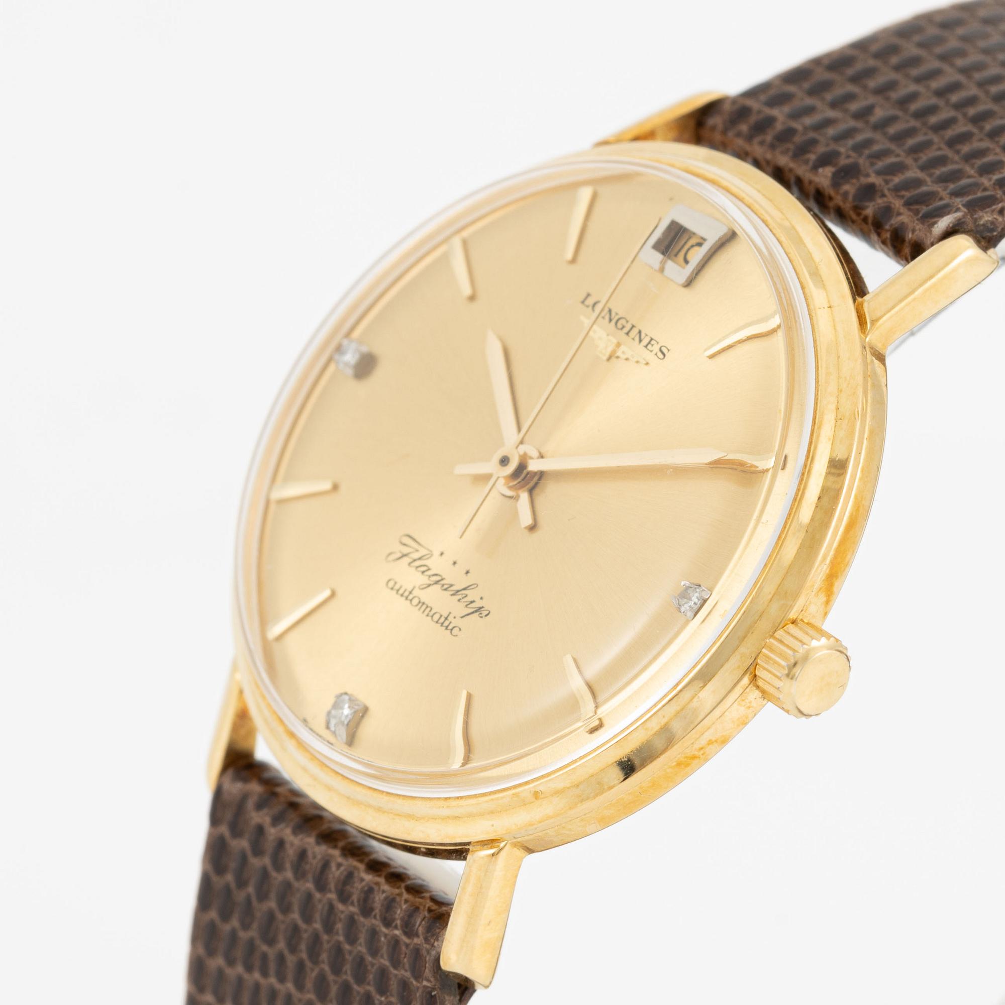 Longines, Flagship, "Diamond Dial", wristwatch, 35 mm.