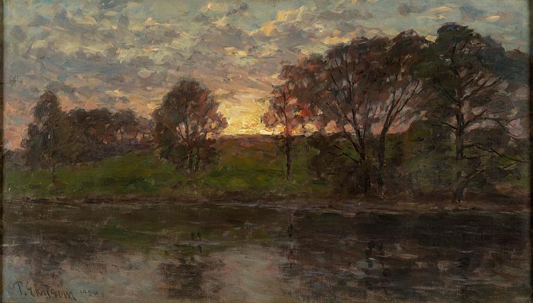 PER EKSTRÖM, oil on canvas, signed and dated 1904.