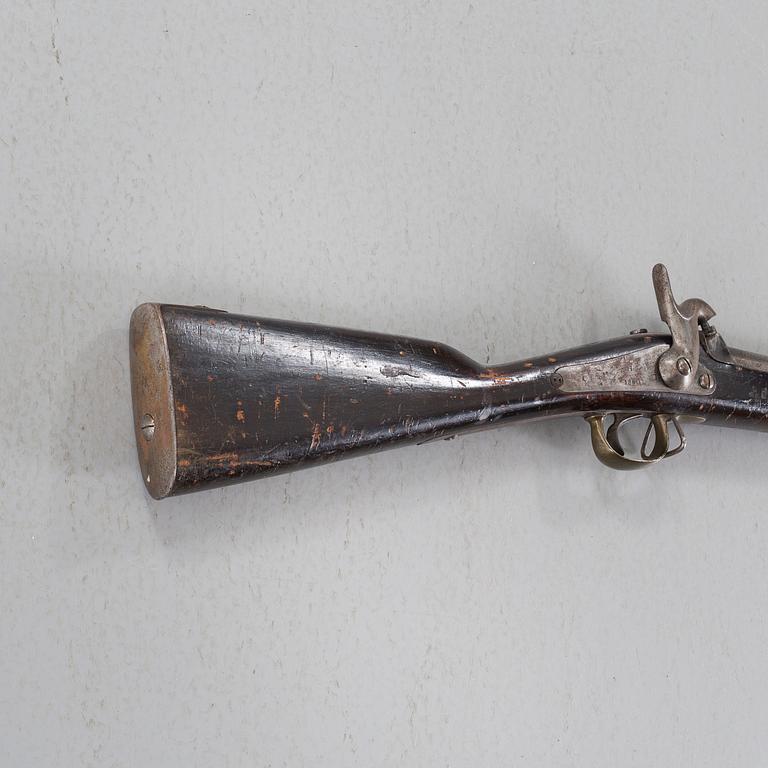 A percussion rifle, m/1857.