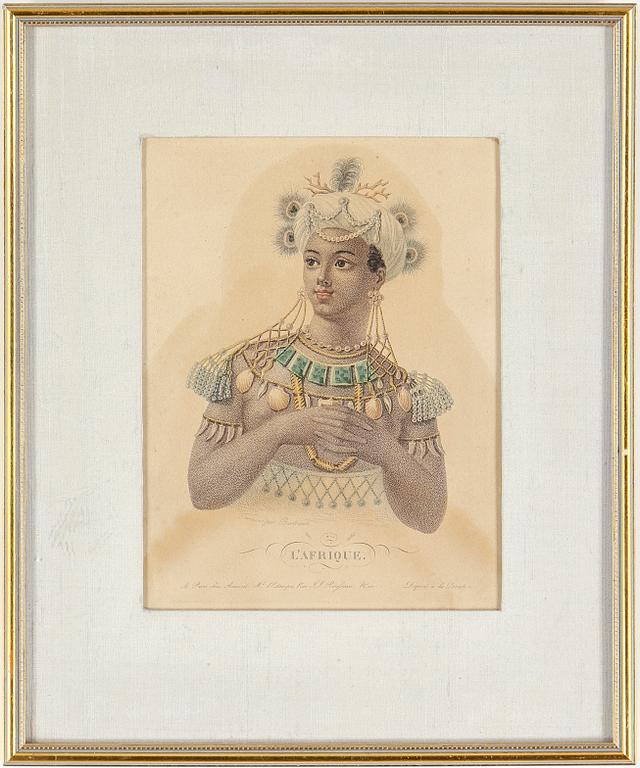 GRAVYRER, 4 st, omkring sekelskiftet 1800/1900.