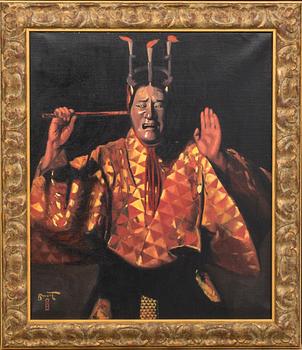 PAUL BINNIE, oil on canvas. Signed. -98.