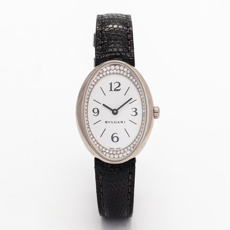 Bulgari, Ovale, rannekello, 23,5 x 32 mm.
