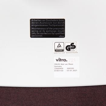 Konstantin Grcic, a 'Rookie' desk chair, Vitra, 2021.