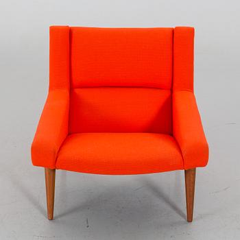 An Illum Wikkelsö lounge chair mdoel 50 Denmark 1950's.