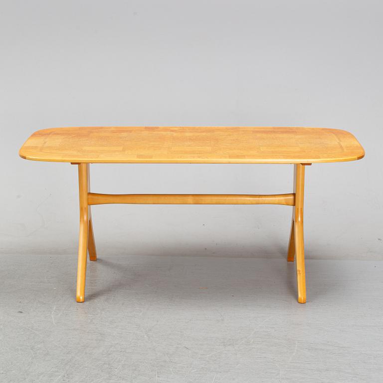 Carl Malmsten, a 'Stora salen' birch sofa table, second half of the 20th century.