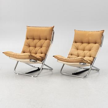 A pait of 'Viggen' easy chairs, 1970s.